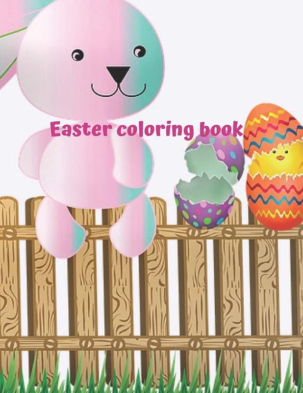 Easter coloring book: 50 beautiful and cute Easter Coloring Pages Book for Kids Ages 2-14 | Kindergarten, Toddlers, Preschool and Young Children | ... 8.5" * 11" | 100 pages | Great Gift for kids by Kavitanvay Paper Press