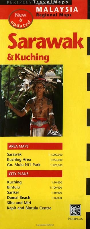 Sarawak Travel Map 2nd Edition (Malaysia Regional Maps) by Periplus Editors