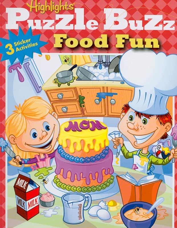 Puzzle Buzz Food Fun (Highlights) by Highlights