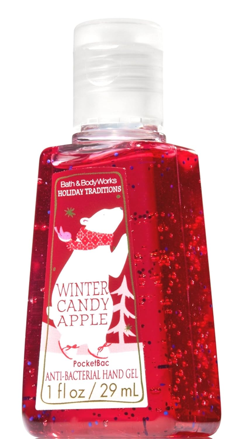 

Pocketbac Sanitizing Hand Gel Winter Candy Apple 1 Fl Oz Bath and Body Works
