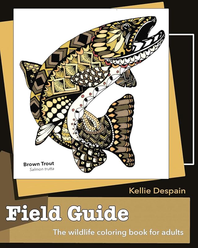 Field Guide: The wildlife coloring book for adults by Kellie Despain