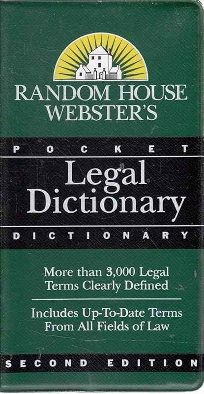 Webster's Legal Dictionary by James E. Clapp