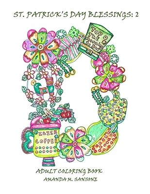 St. Patrick's Day Blessings: 2: Adult Coloring Book