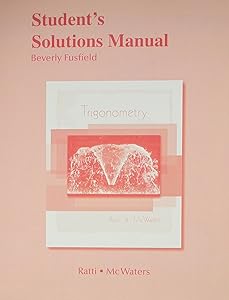 Student Solutions Manual for Trigonometry