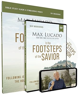 In the Footsteps of the Savior Study Guide with DVD: Following Jesus Through the Holy Land