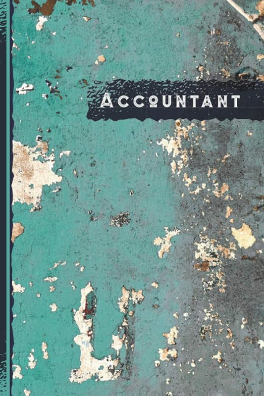 Accountant Journal: The Best Vintage Retro Gift for Accountant, Elegant Cover, Practical 100 Lined Timeline Pages, 6"x9", Premium Matte Finish by Deluxe Vintage