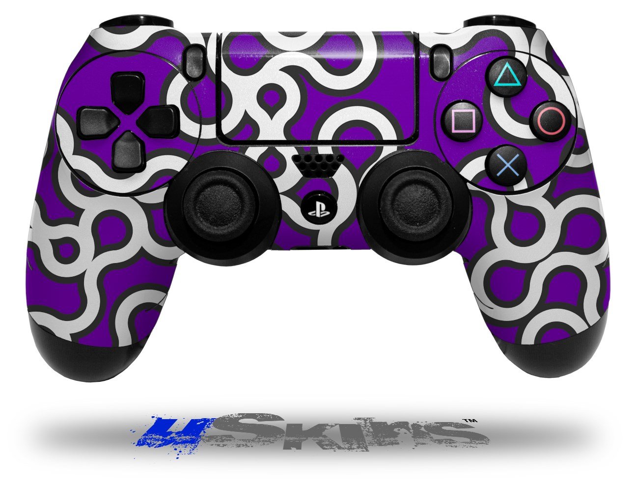 

Locknodes 03 Purple - Decal Style Wrap Skin fits Sony PS4 Dualshock Controller