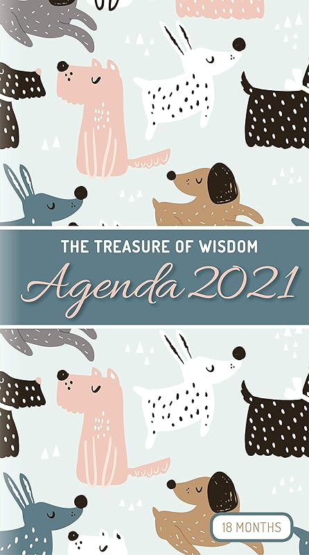 The Treasure of Wisdom - 2021 Pocket Planner - dogs: An 18 month planner with inspirational Bible verses by Jessie Richards