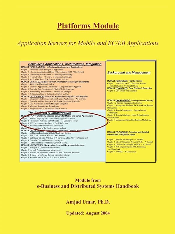 E-Business and Distributed Systems Handbook: Platforms Module by Amjad Umar