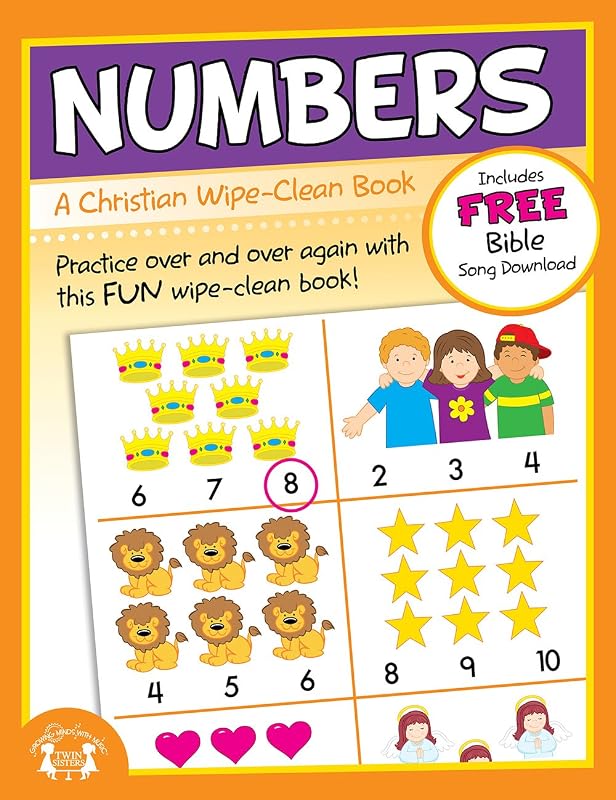 Numbers Christian Wipe-Clean Workbook (Let's Do It Again! Workbooks) by See all