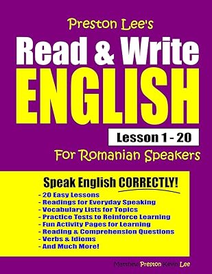 Preston Lee's Read & Write English Lesson 1 - 20 For Romanian Speakers (Preston Lee's English For Romanian Speakers)