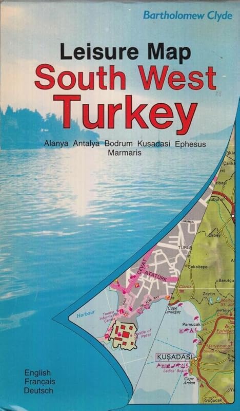 South West Turkey Leisure Map (Holiday Maps) by Bartholomew