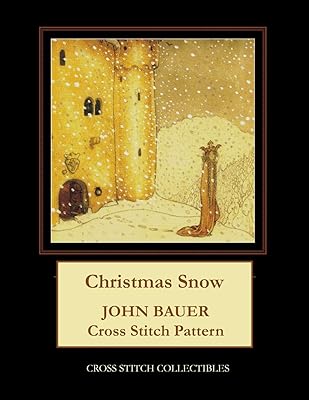 Christmas Snow: John Bauer Cross Stitch Pattern