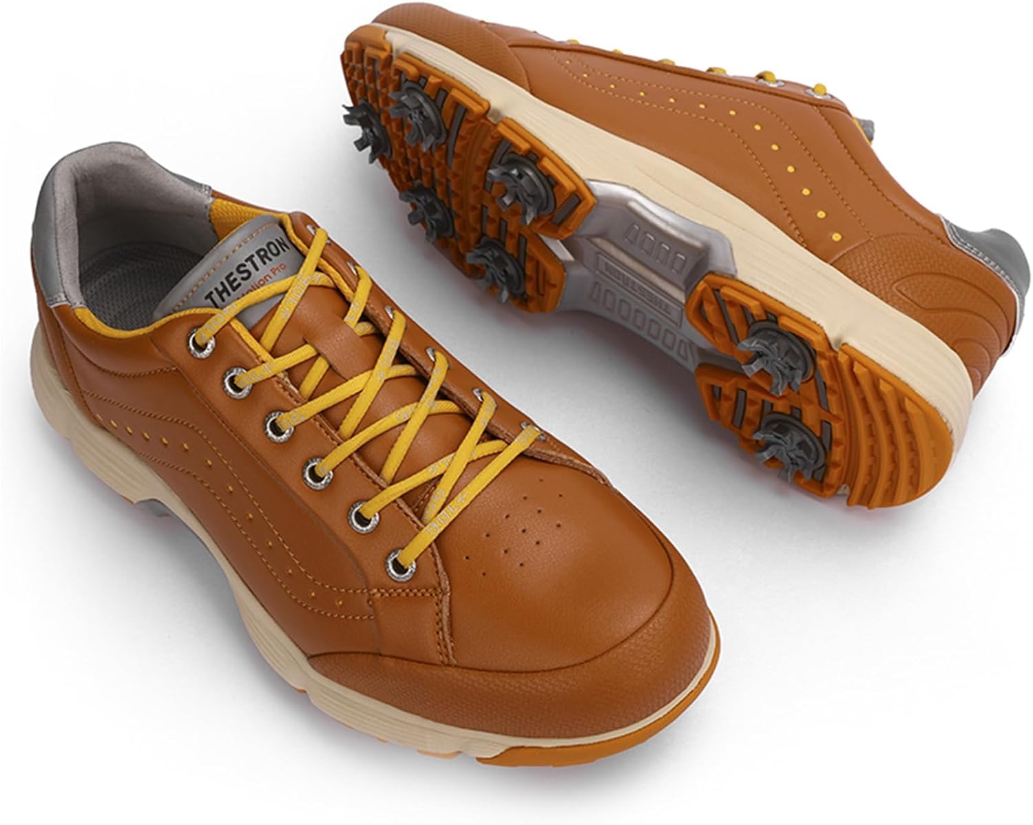 Scarpe da golf uomo con tacchetti sneakers professionali grip_voghion.com