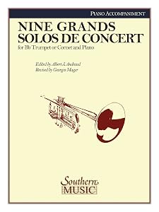 Nine Grand Solos de Concert: Piano Accompaniment by Albert Andraud