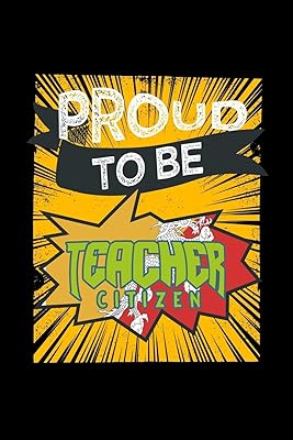 Proud to be a teacher citizen: 110 Game Sheets - 660 Tic-Tac-Toe Blank Games | Soft Cover Book for Kids | Traveling & Summer Vacations | 6 x 9 in | 15.24 x 22.86 cm | Single Player | Funny Great Gift