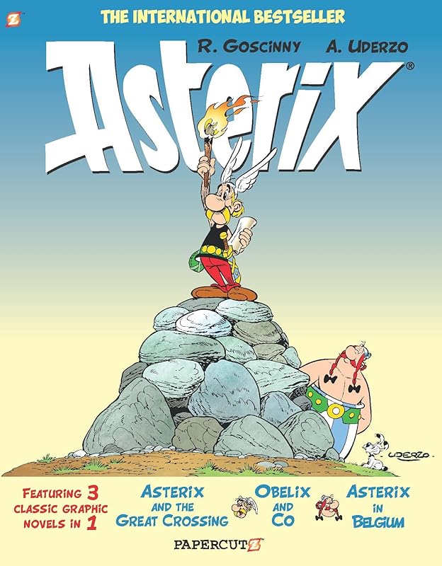 Asterix Omnibus #8: Collecting Asterix and the Great Crossing, Obelix and Co, Asterix in Belgium (8) by Albert Uderzo