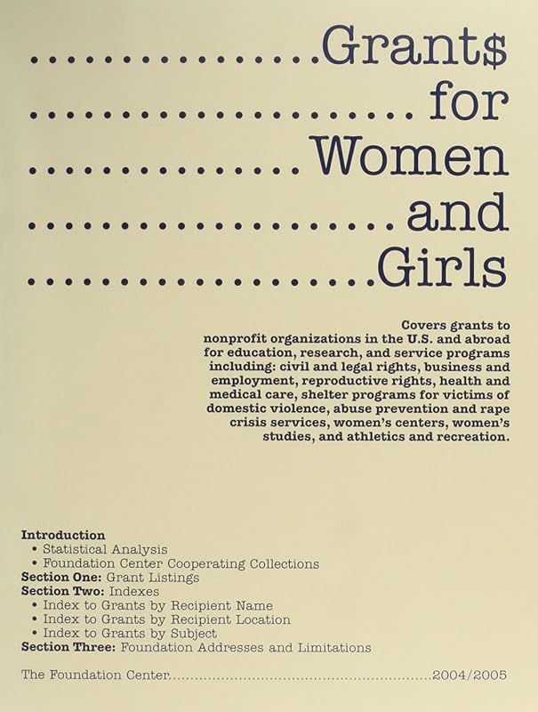 Grants For Women & Girls, 2004/2005 by unknown author