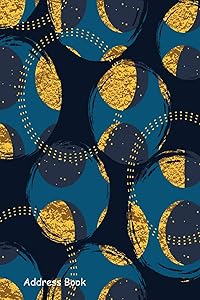 Address Book: For Contacts, Addresses, Phone Numbers, Email, Note,Alphabetical Index With Abstract cosmic seamless