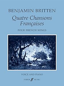 Quatre Chansons Francais: Parts (Faber Edition) (French Edition)