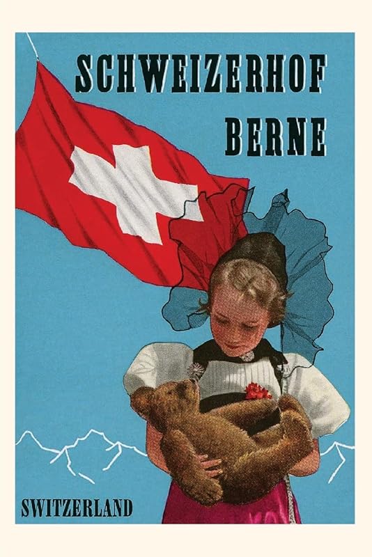 Vintage Journal Berne, Switzerland Travel Poster (Pocket Sized - Found Image Press Journals) by Found Image Press