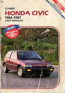 Honda Civic, 1984-1987: Shop manual