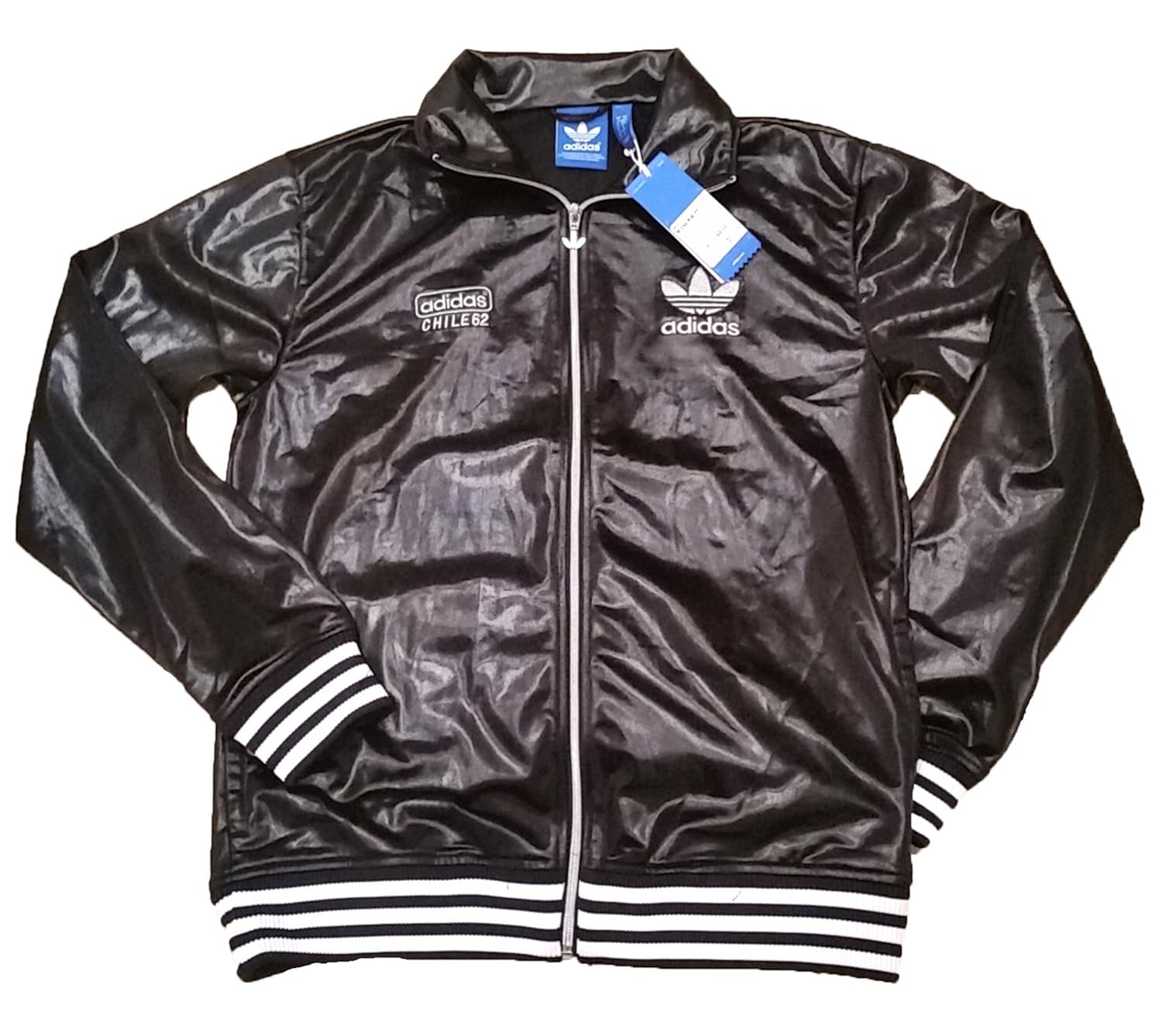 

Adidas Men's Chile 62 Rib Tt Jacket Silver