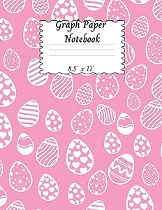 Graph Paper Notebook: Graph Paper For Teens Large (Graph Paper Notebook 5 x 5 Square Per Inch) Math Squared Notebook Graph Paper Notebook for Teens, Kids, Boys and Girls with Amazing Easter Design