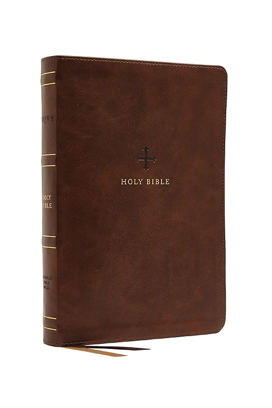 NRSV, Catholic Bible, Standard Personal Size, Leathersoft, Brown, Comfort Print: Holy Bible by Catholic Bible Press