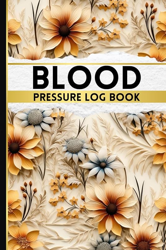 Blood Pressure Log Book [100 Pages 6x9 Inches]-Record & Monitor Blood Pressure at Home by Daniel Moskal