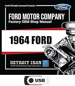 1964 Ford Shop Manuals, Wiring Diagrams, Sales Literature & Parts Books on USB by Ford Motor Company