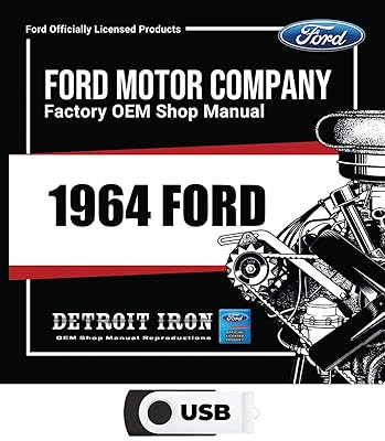 1964 Ford Shop Manuals, Wiring Diagrams, Sales Literature & Parts Books on USB