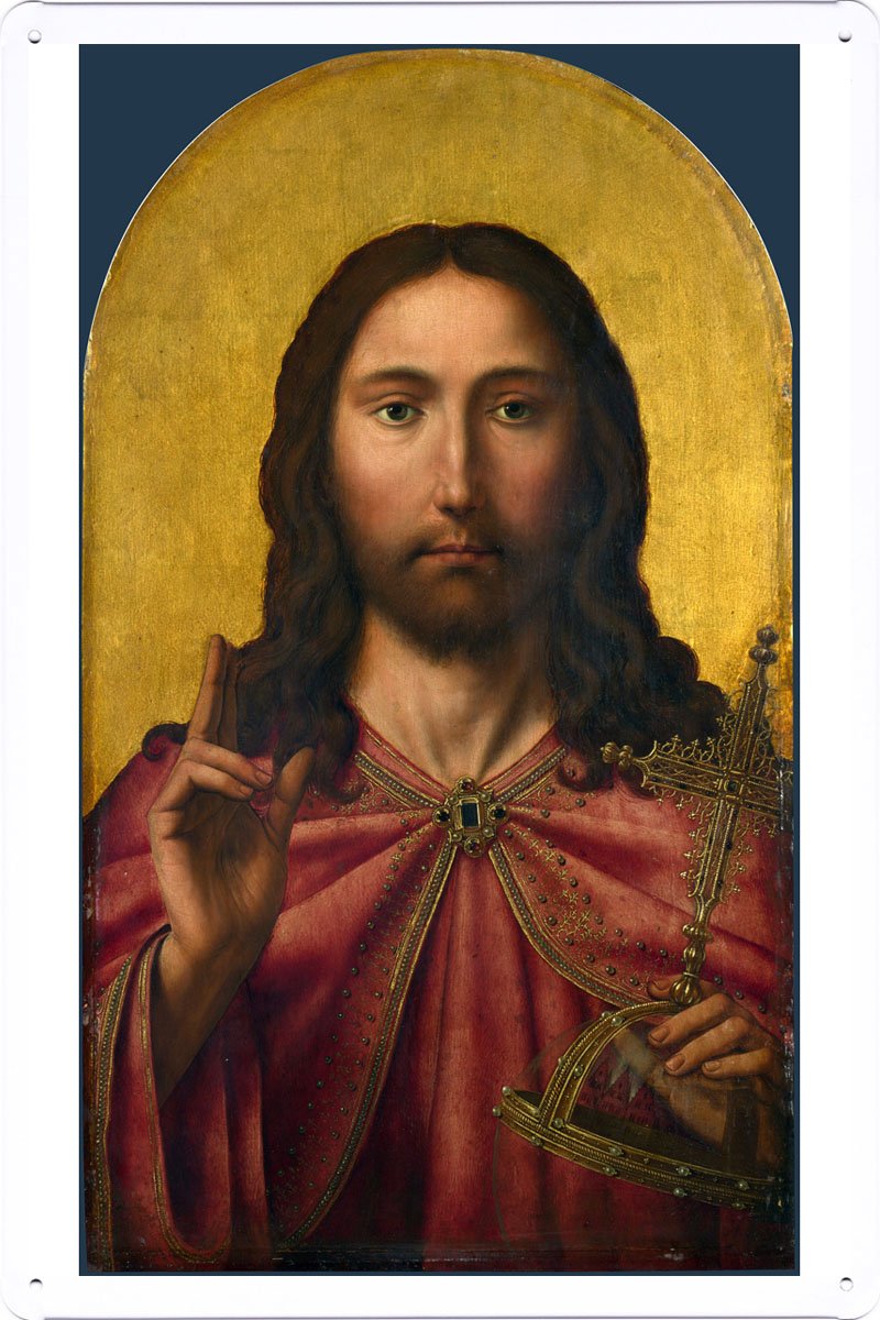 blechschild wandschild metall poster von oil paint