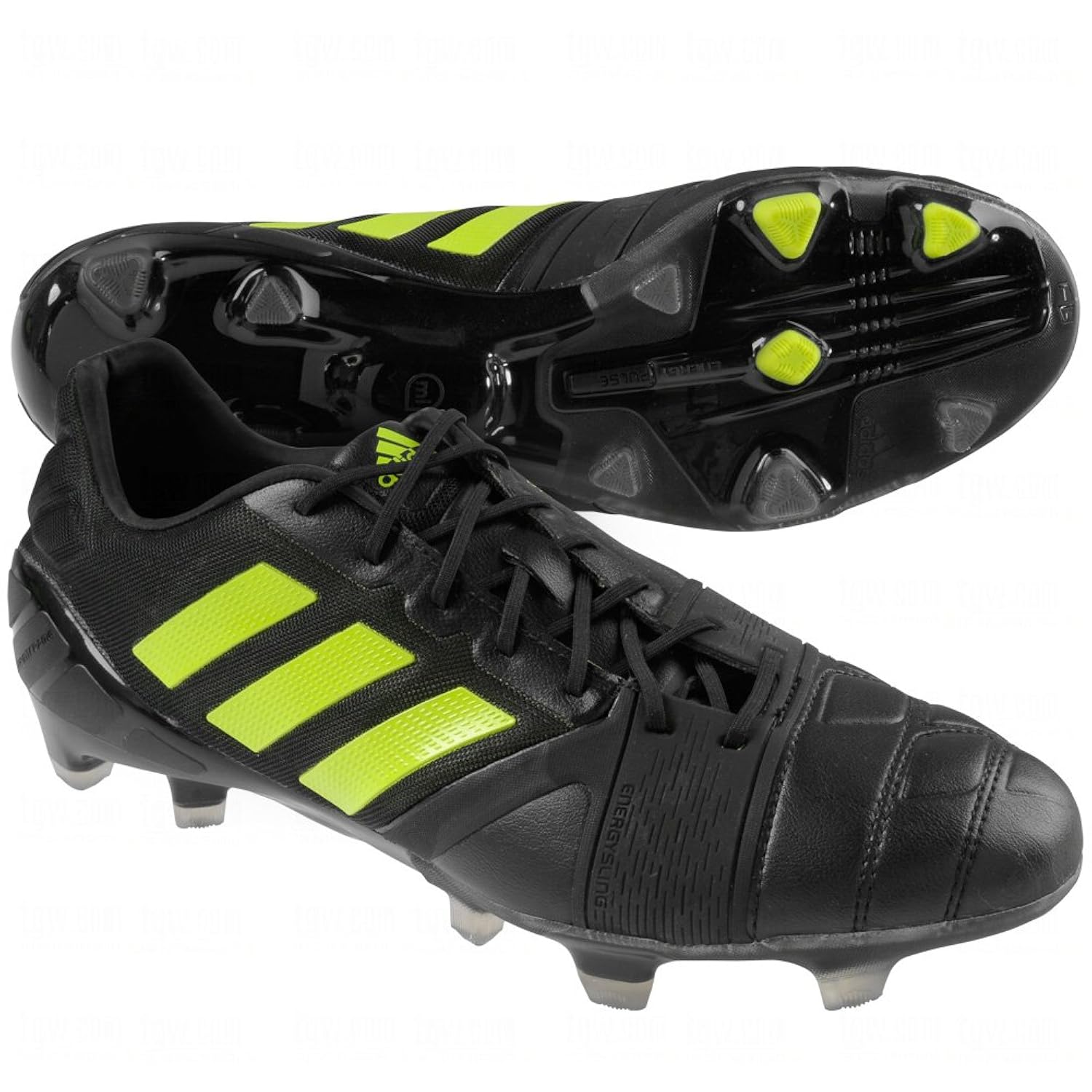 

adidas Nitrocharge 1.0 TRX FG, Black/Solar Slime