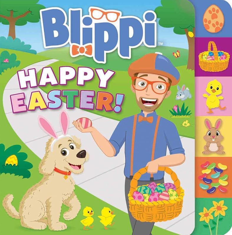 Blippi: Happy Easter! (Board Books with Tabs) by Editors of Studio Fun International