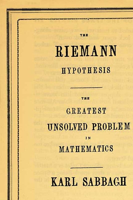 The Riemann hypothesis by Karl Sabbagh