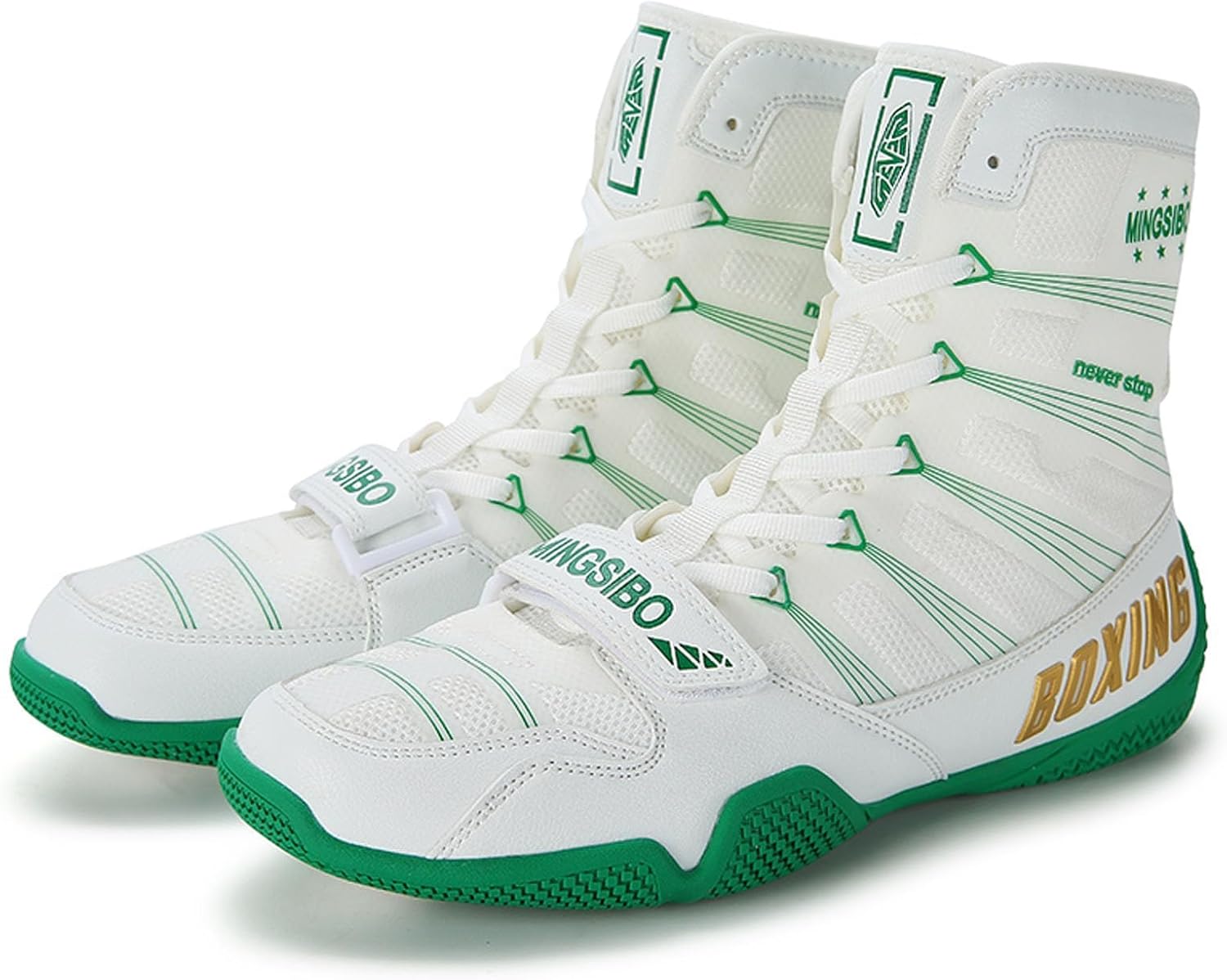 Wrestling Boxing Boots For Men Youth Women Lightweight Breathable Non-Slip Fighting Sports Gym Training Footwear_vogvips.com