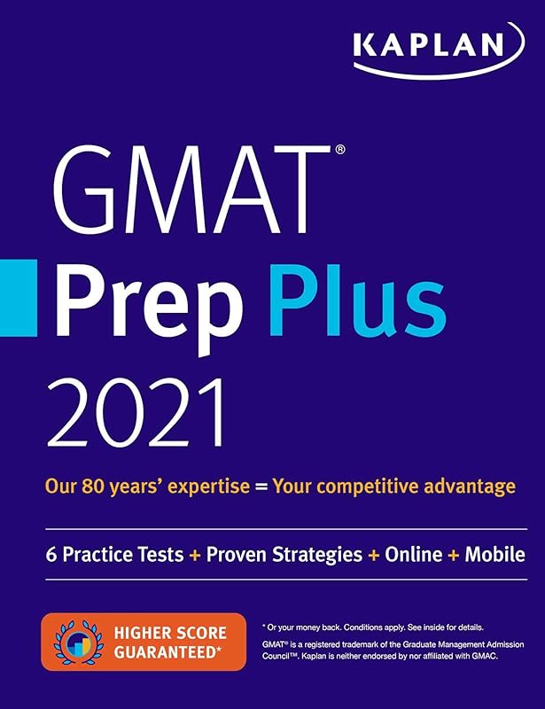 GMAT Prep Plus 2021 by Kaplan Test Prep