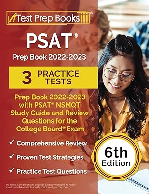 PSAT Prep Book 2022-2023 with 3 Practice Tests: PSAT NSMQT Study Guide and Review Questions for the College Board Exam: [6th Edition]