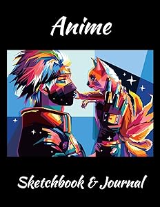 Anime Sketchbook & Journal: Draw your own & tell your Story! by Sparkling Books