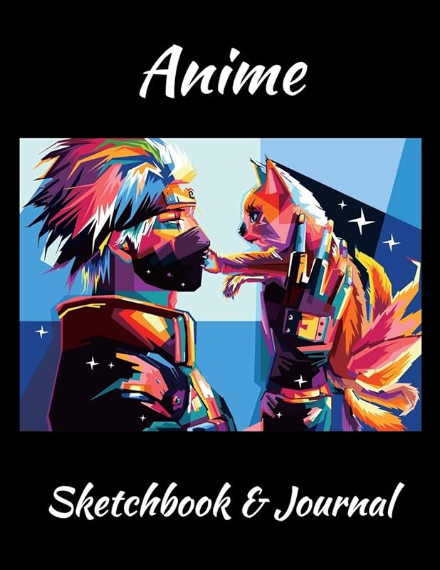 Anime Sketchbook & Journal: Draw your own & tell your Story! by Sparkling Books