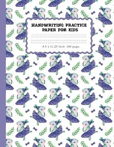 HANDWRITING PRACTISE PAPER FOR KIDS, PRESCHOOLERS, TODDLERS, HANDWRITING BOOK FOR AGE 3-5, KINDERGARTEN WRITING PAPER WITH LINES, SIZE 8.5X11: WRITING PAPER WITH LINES FOR KIDS by Maureen Brown