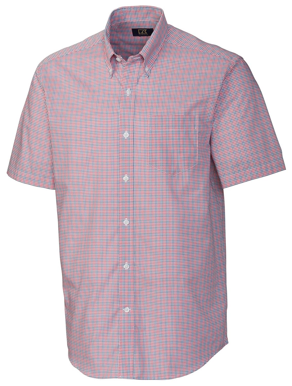 

Cutter & Buck Men's Big-Tall Short Sleeve Ryker Plaid Shirt