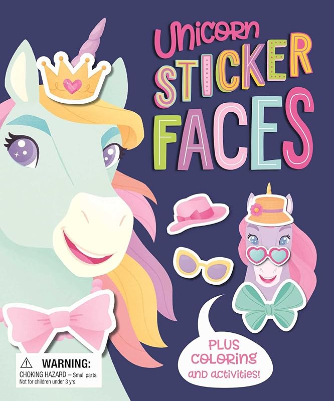 Unicorn Sticker Faces: with Fun Coloring and Activities by IglooBooks