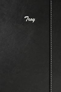 Troy: Blank Cookbook Recipes & Notes featuring 120 pages 6"x9" Simulated Leather Cover