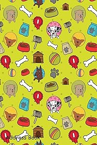 Address Book: For Contacts, Addresses, Phone, Email, Note,Emergency Contacts,Alphabetical Index With Cute Dogs Pattern