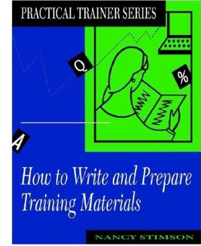 Ht Write & Prepare Tra -Op/032 (Practical Trainer Series) by Nancy Stimson