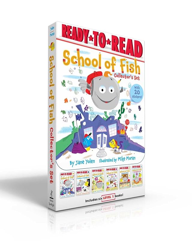 School of Fish Collector's Set (With 20 stickers!) (Boxed Set): School of Fish; Friendship on the High Seas; Racing the Waves; Rocking the Tide; Testing the Waters; Crossing the Current by Jane Yolen