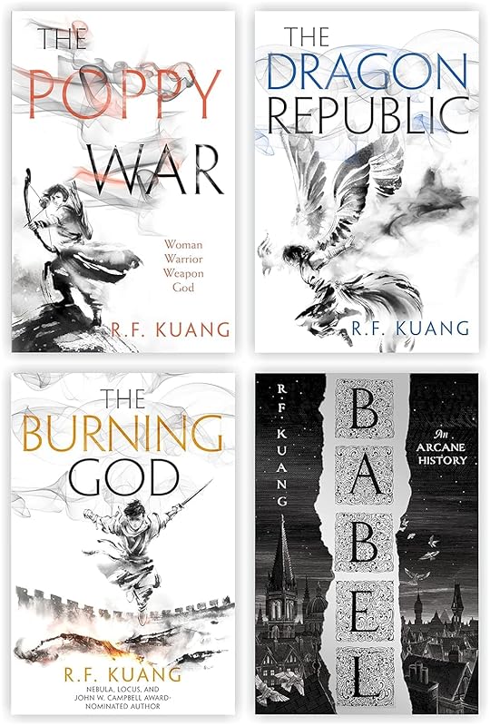 The Poppy War 4 Books Collection Set (The Poppy War, The Dragon Republic, The Burning God & Babel) by R.F. Kuang