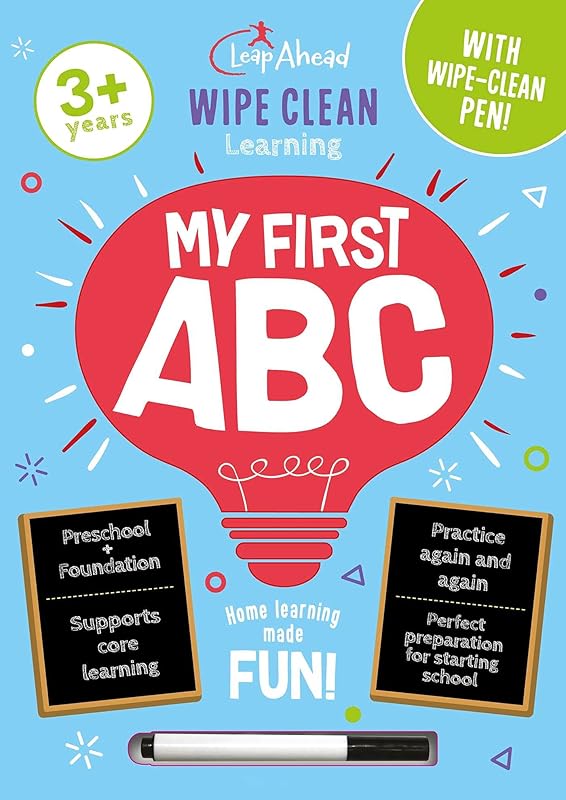 Leap Ahead Wipe-Clean Learning: My First ABC: Wipe-Clean Workbook for 3+ Year-Olds by IglooBooks
